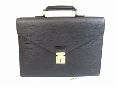 louis vuitton epi leather briefcase.